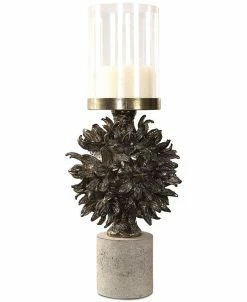 Uttermost Autograph Tree Antiqued Bronze Candleholder