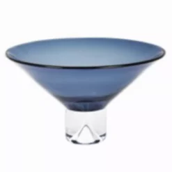 Badash Crystal Monaco Midnight Blue Decorative Bowl