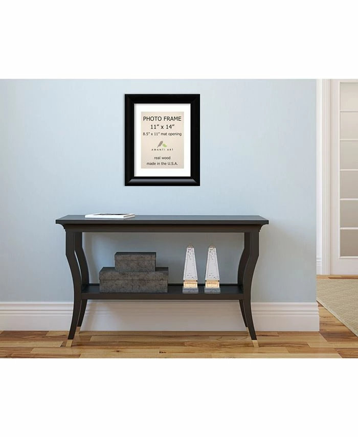 Amanti Art Steinway Black 11 X 14 Matted 8.5 X 11 Opening Wall Picture Photo Frame 4 Amanti Art Steinway Black 11 X 14 Matted 8.5 X 11 Opening Wall Picture Photo Frame - Image 4