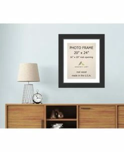 Amanti Art Corvino Black 20 X 24 Matted To 16 X 20 Opening Wall Picture Photo Frame 7 Amanti Art Corvino Black 20 X 24 Matted To 16 X 20 Opening Wall Picture Photo Frame -Kate Spade Shop 11050434 fpx