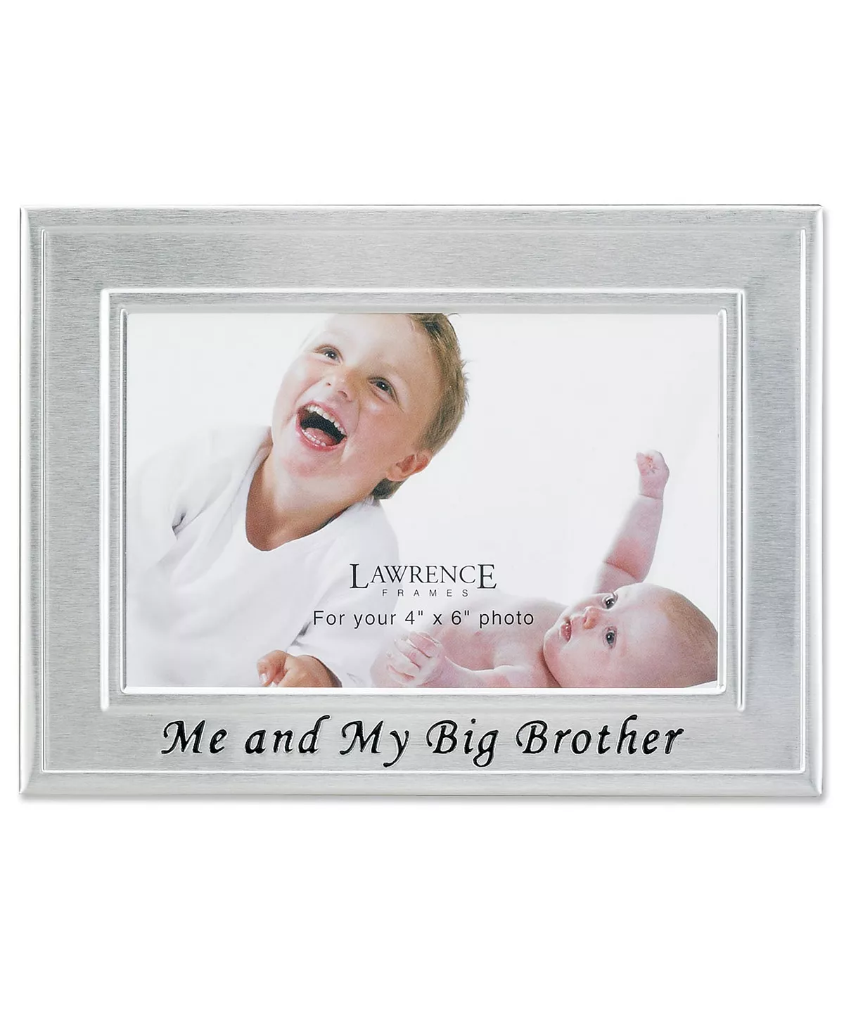 Lawrence Frames Big Brother Silver Plated Picture Frame - Me And My Big Brother Design - 6 X 4 1 Lawrence Frames Big Brother Silver Plated Picture Frame - Me And My Big Brother Design - 6 X 4