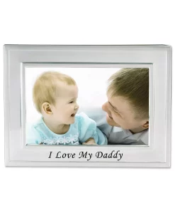 Lawrence Frames I Love My Daddy Silver Plated Picture Frame - 6 X 4