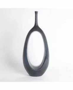 Global Views Open Oval Ring Vase Large