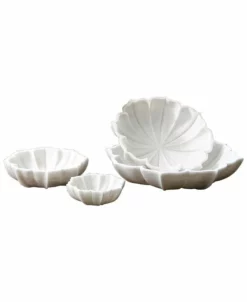 Global Views Marble Petal Bowl Large