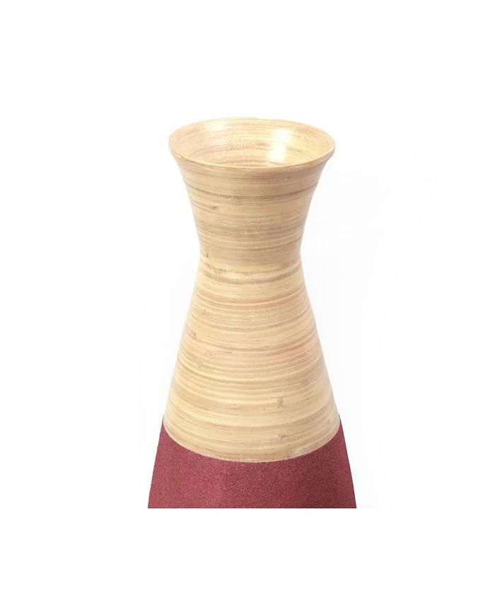 Uniquewise Handcrafted Bamboo Floor Vase, 31.5 Tall 4 Uniquewise Handcrafted Bamboo Floor Vase, 31.5 Tall - Image 4