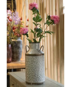 Vintiquewise Rustic Farmhouse Style Galvanized Metal Milk Can Decoration Planter And Vase, Large 10 Vintiquewise Rustic Farmhouse Style Galvanized Metal Milk Can Decoration Planter And Vase, Large -Kate Spade Shop 14543312 fpx