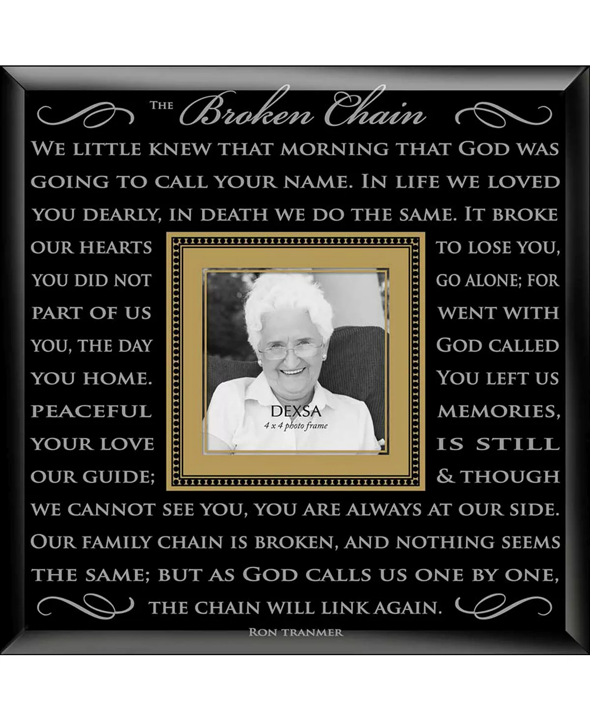 Dexsa Broken Chain Beveled Glass Photo Frame With Easel, 12 X 12 1 Dexsa Broken Chain Beveled Glass Photo Frame With Easel, 12 X 12