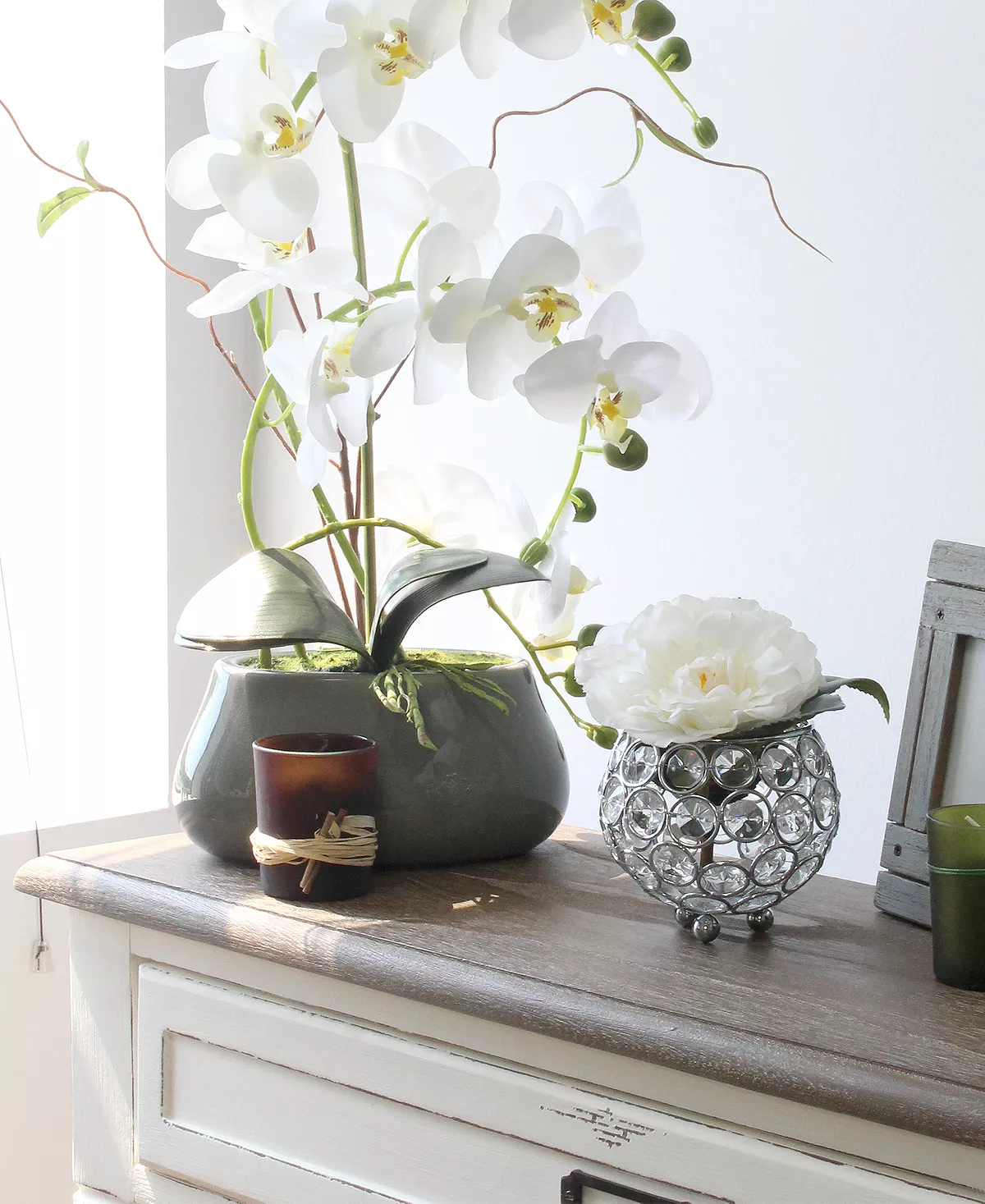 Elegant Designs Pse Crystal Circular Bowl Candle Holder, Flower Vase, Wedding Centerpiece 3 Elegant Designs Pse Crystal Circular Bowl Candle Holder, Flower Vase, Wedding Centerpiece - Image 3