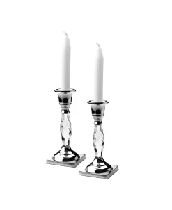 Classic Touch Ndle Holder With Crystal Glass Base