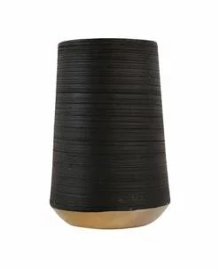 CosmoLiving By Cosmopolitan Black Porcelain Glam Vase, 5 X 8 9 CosmoLiving By Cosmopolitan Black Porcelain Glam Vase, 5 X 8 -Kate Spade Shop 18031878 fpx