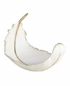 CosmoLiving By Cosmopolitan White Resin Glam Decorative Bowl, 8 X 13 X 8 9 CosmoLiving By Cosmopolitan White Resin Glam Decorative Bowl, 8 X 13 X 8 -Kate Spade Shop 18031942 fpx