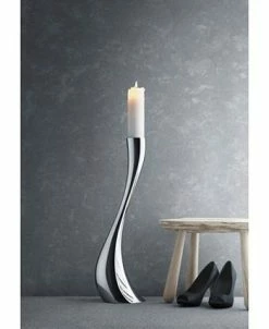 Georg Jensen Cobra Floor Candleholder, Large -Kate Spade Shop 18221134 fpx