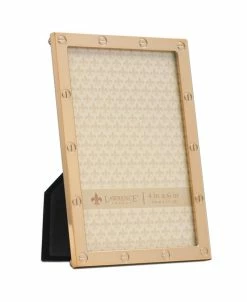 Lawrence Frames High Quality Polished Cast Metal Picture Frame - Screw Head Design, 4 X 6