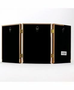 Lawrence Frames Polished Metal Hinged Triple Picture Frame - Bead Border Design, 5 X 7 -Kate Spade Shop 18243028 fpx