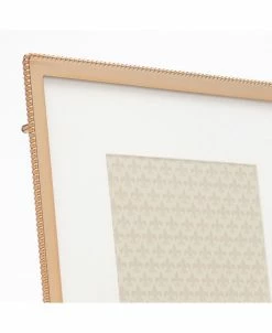 Lawrence Frames High Quality Polished Cast Metal Picture Frame - Beaded Design With Mat, 8 X 10 -Kate Spade Shop 18243080 fpx