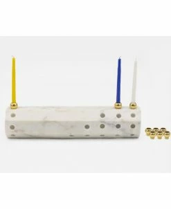 Godinger Marble Octagonal Menorah