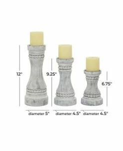 Rosemary Lane Wood Natural Candle Holder, Set Of 3 13 Rosemary Lane Wood Natural Candle Holder, Set Of 3 -Kate Spade Shop 19503087 fpx