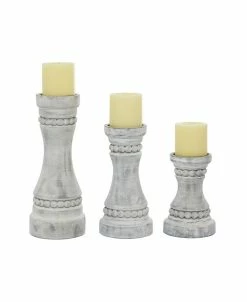 Rosemary Lane Wood Natural Candle Holder, Set Of 3 12 Rosemary Lane Wood Natural Candle Holder, Set Of 3 -Kate Spade Shop 19503090 fpx