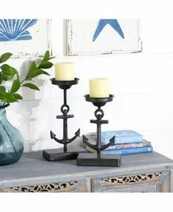 Rosemary Lane Coastal Candle Holder, Set Of 2 -Kate Spade Shop 20230795 fpx