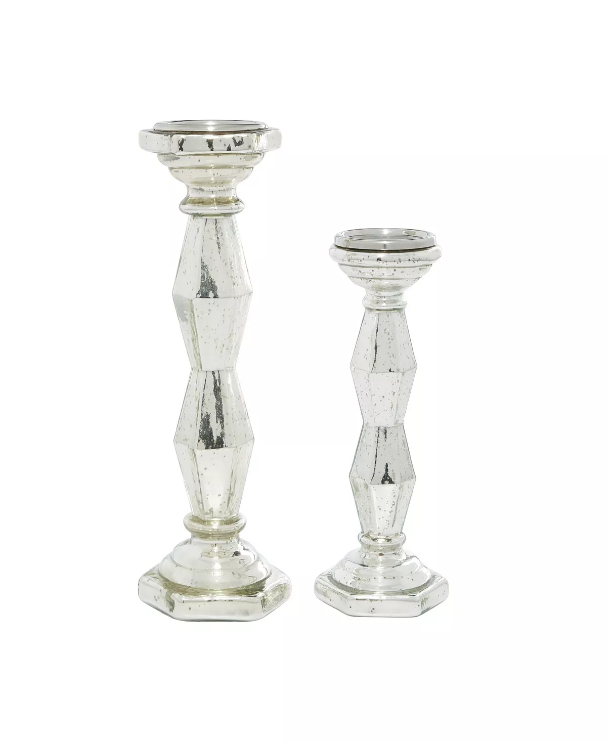 Rosemary Lane Glam Candle Holder, Set Of 2 4 Rosemary Lane Glam Candle Holder, Set Of 2 - Image 4