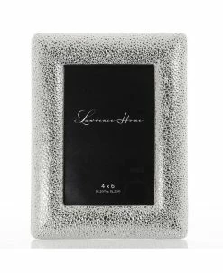 Lawrence Frames Pebble Design Metal Picture Frame, 4 X 6