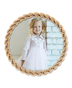 Lawrence Frames Round Metal Picture Frame With Rope Design, 4 X 4 6 Lawrence Frames Round Metal Picture Frame With Rope Design, 4 X 4 -Kate Spade Shop 21966460 fpx