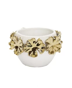 Vivience Snack Bowl With Floral Design