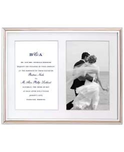 Kate Spade New York Rosy Glow Double Invitation Frame