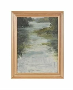 Martha Stewart Collection Estuary Framed Glass Wall Art