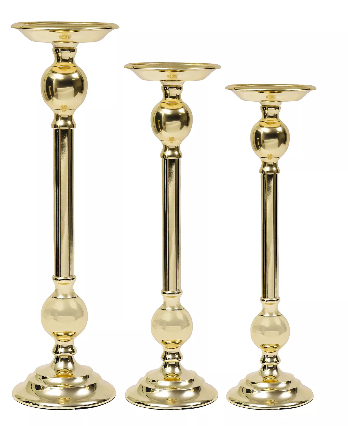 Classic Touch Raditional Brass Candle Holder, 5 X 18 2 Classic Touch Raditional Brass Candle Holder, 5 X 18 - Image 2