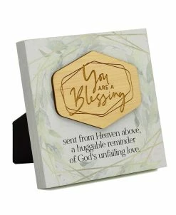 Dexsa You Are A Blessing Meadow Wood Plaque, 6 X 6