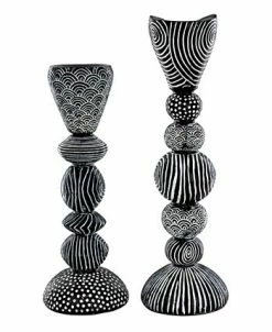 Design Toscano Ribal Funk Contemporary Candle Holder Set, 2 Piece -Kate Spade Shop 22917540 fpx