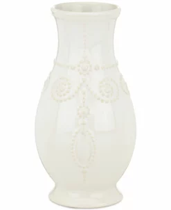 Lenox French Perle Fluted Vase