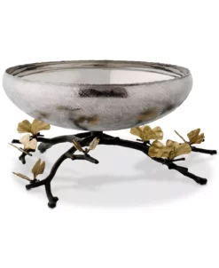Michael Aram Butterfly Ginkgo Medium Footed Centerpiece Bowl