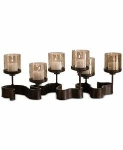 Uttermost Ribbon Metal Candleholders