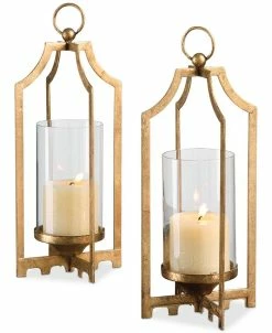 Uttermost Lucy Gold Candleholders, Set Of 2