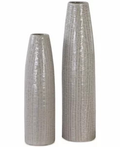 Uttermost Sara Textured Ceramic Vases, Set Of 2